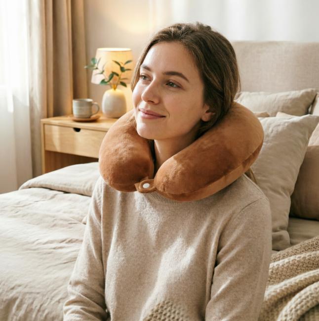 Capybara U-Shaped Travel Pillow Car And Airplane Neck Pillow Plush Filled Reclining Pillow Perfect Gift For Friends