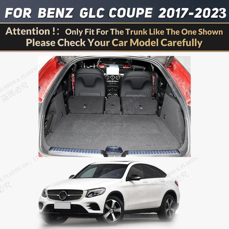 For Mercedes-Benz GLC Class Coupe C253 2017- 22 21 20 19 18 Lutehil Car Trunk Mat 3D Design Non-Slip Accessories