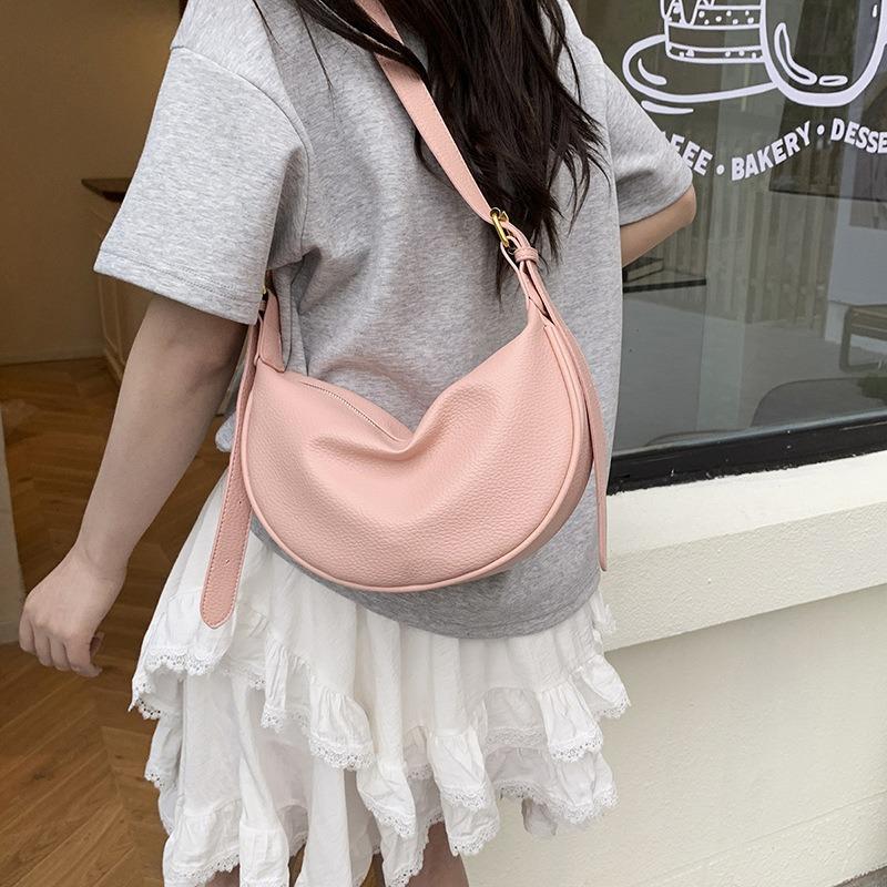 Spring and Summer New Large-capacity Bag Women's Fashion Simple Shoulder Bag Crossbody Bag Underarm Dumpling Bag Tide