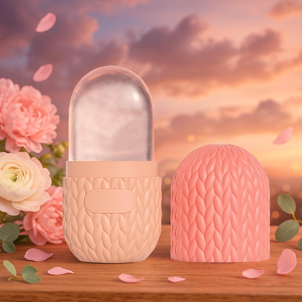 Beauty Silicone Face Application, Silicone Mold, Facial Ice Application To Remove Swelling One Size розовый