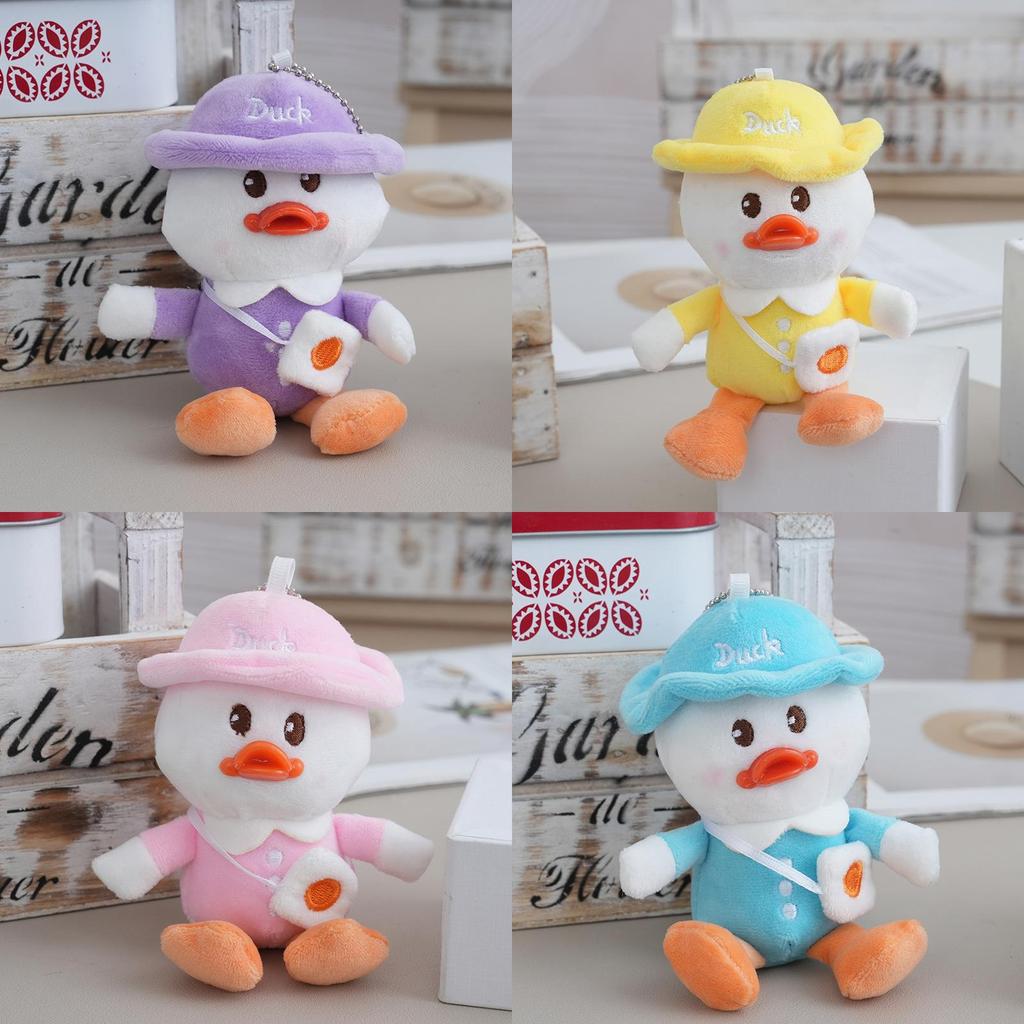 Plush Duck Keychain With Hat For Kids And Adults Perfect Gift Accessory