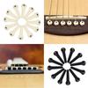 Kit di accessori per chitarra acustica da 48 pezzi/set Capotasto Corde Plettri Avvolgicorde Pin del ponte Sellette Kit di cura per chitarra All-In-One Per Principiante
