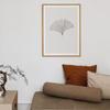 Abstract Geometric Leaf Swallow Ginkgo Vase Wall Art Canvas Painting Nordic Posters and Print Wall Picture for Living Room Decor No Frame