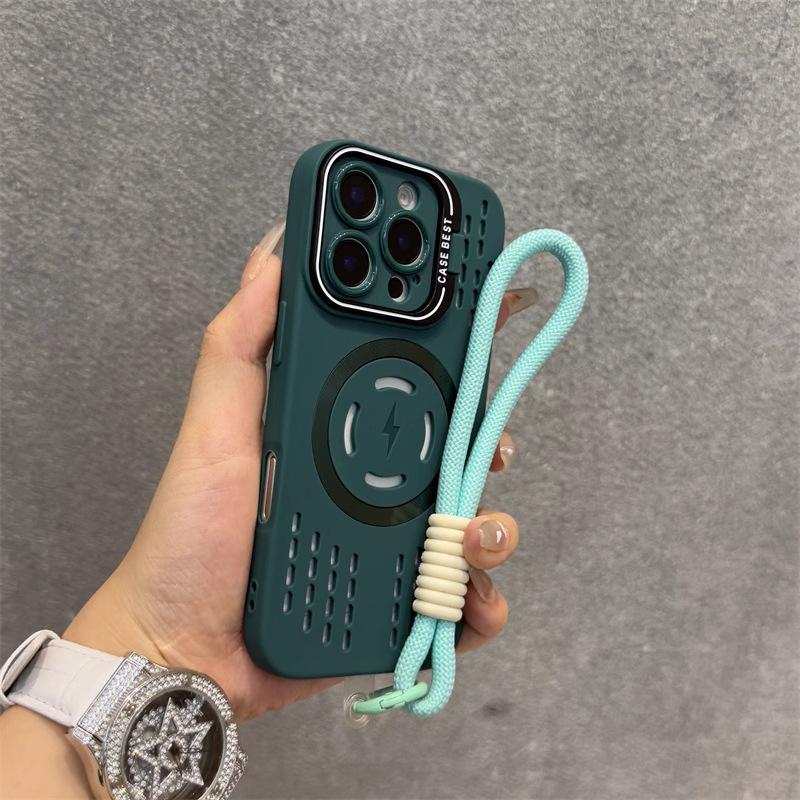 

Точка замерзания Магнитное рассеивание тепла Подходит для держателя объектива IPhone 16PROMAX Чехол для мобильного телефона Мягкий Apple 15/11 iPhone 11