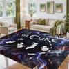 The Cure Design Crystal Velvet Rug Soft Decorative Mat for Bedroom Entrance