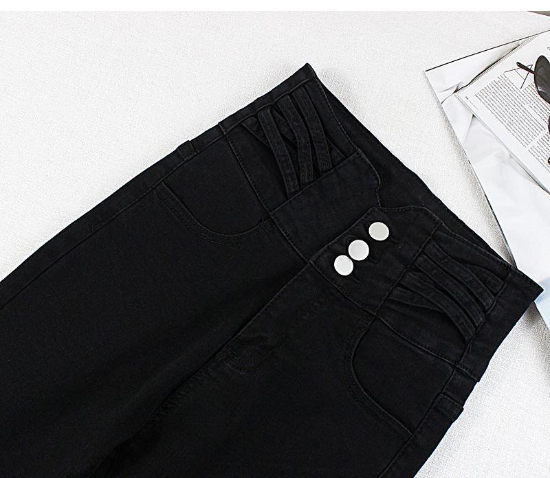 Women's High-Waisted Elastic Denim Skinny Jeans - 2025 Summer Slim-Fit, Versatile, and Flattering Style