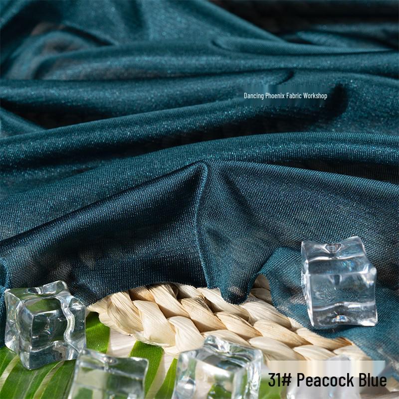 40D Warp-Knitted High-Elasticity Luster Chiffon Lining - Silky, Breathable Fabric for Dresses