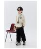 Boys' Reversible Fleece Hoodie - 2025 Autumn/Winter Collection, Thickened Half-Zip Pullover, Long-Sleeve Fashion Top for Medium/Large Kids.