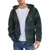 Men's Jacket 2024 New Long Sleeve Hooded Fleece Warm Casual Men's Jacket