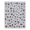 1 Sheet Halloween Spider Nail Art Sticker Waterproof Self-adhesive Gothic Spooky Spiderweb Women Fake Nail Decoration Decal