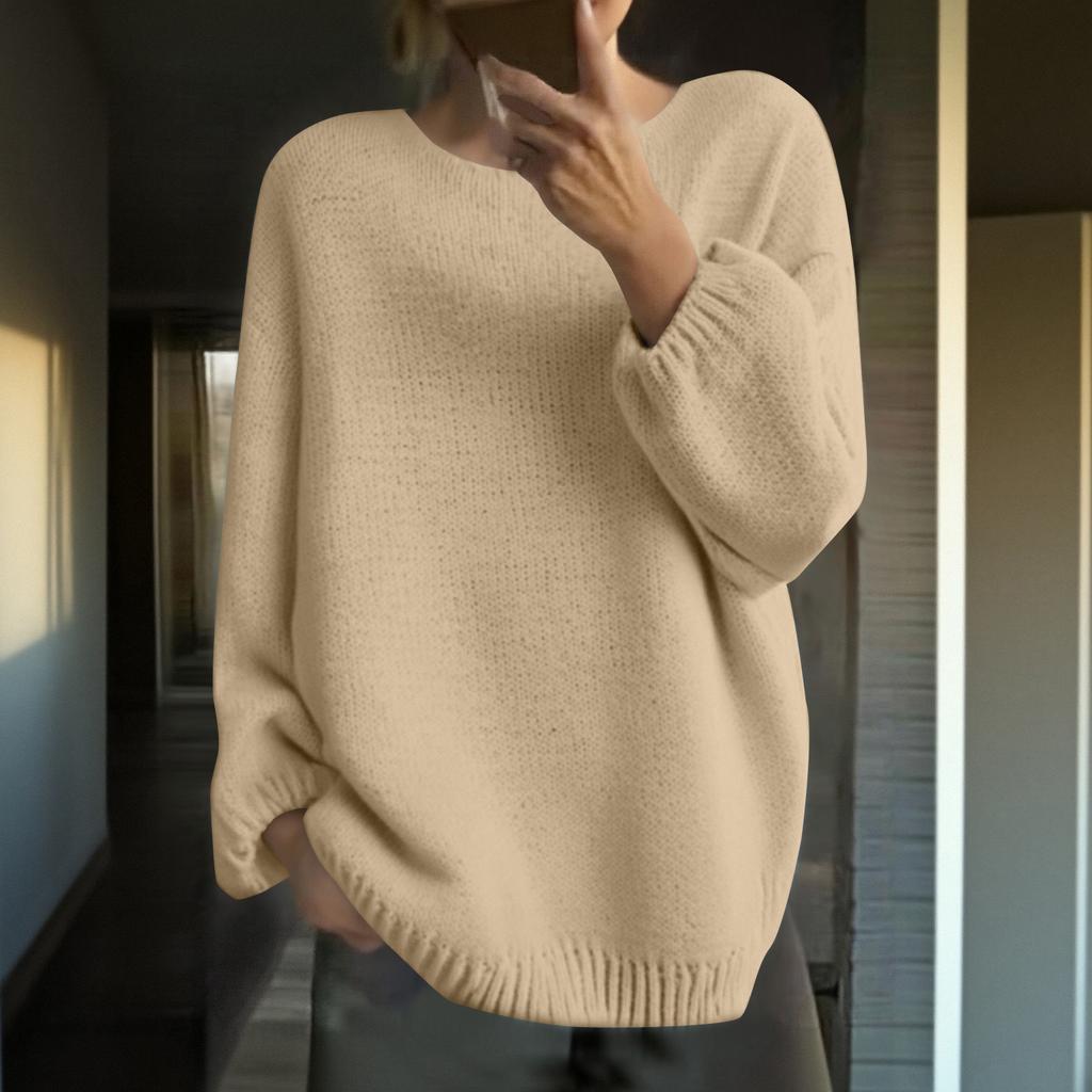 Women's Loose  Winter Knitted Fashion Casual Pullover Sweater