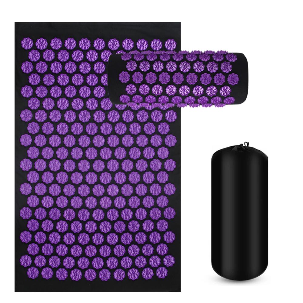 Acupressure Yoga Mat Kuznetsov's Applicator Cushion Sensi Massage Body Needles With Spikes Pillow Foot Massager Fitness Pilates