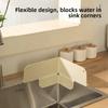 Anti-Splash Kitchen Sink Splash Guard Silicone Water Splash Board Sink Splatter Screen  Home Use