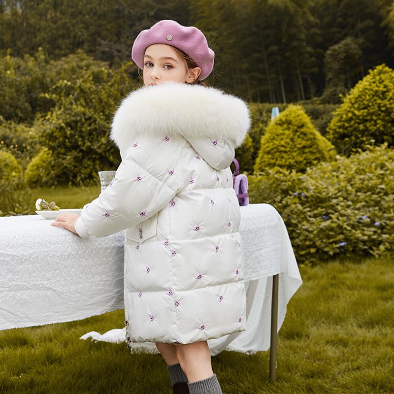 

Детский модный пуховик, зимняя толстая пуховая куртка для девочек