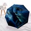 Biolumineszierender Regenschirm im Avatar-Stil: Automatisches Öffnen & Schließen, Faltbares Design, 8-Rippen-Eisenrahmen, Geeignet für Fans, Reisende, Täglichen Gebrauch