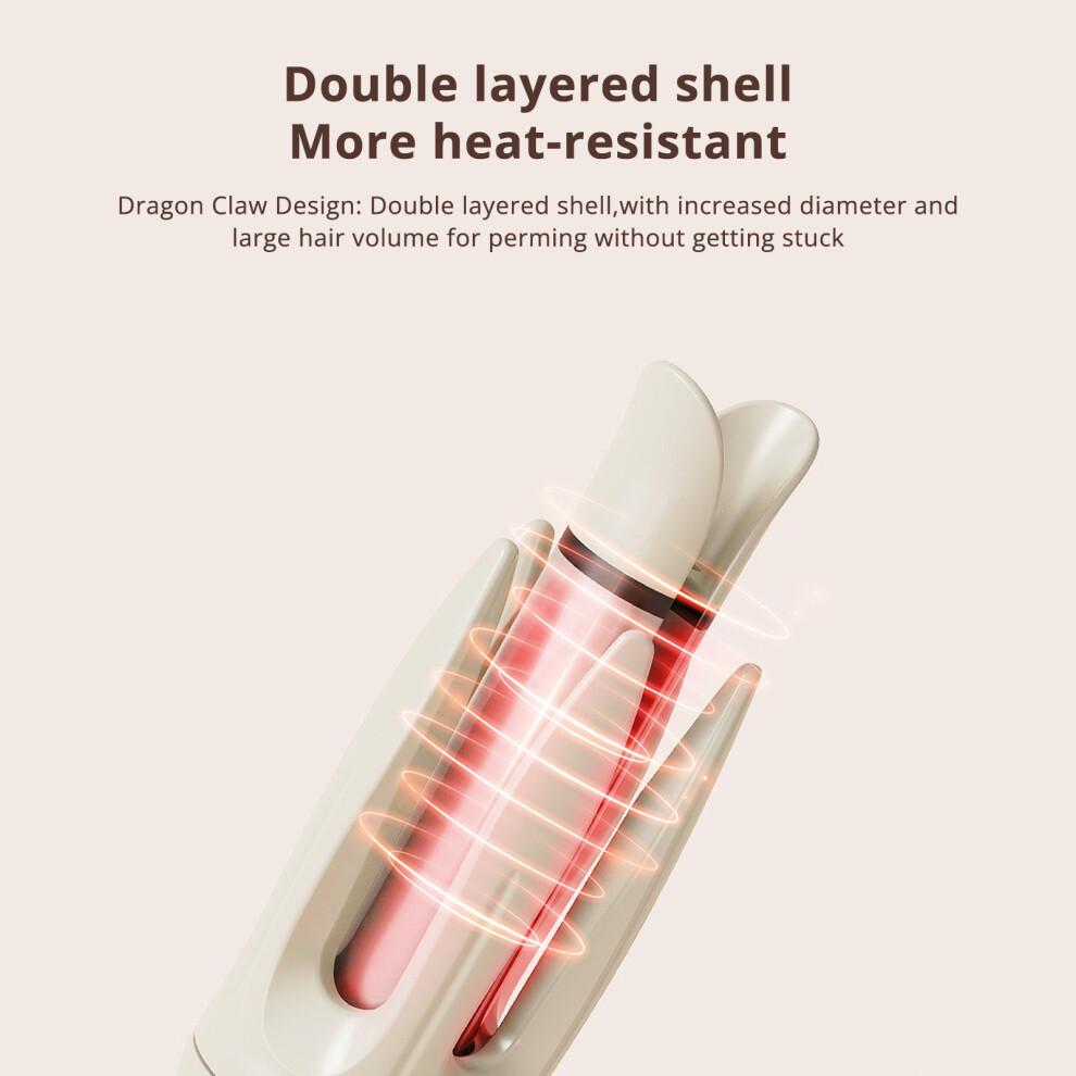 28mm Kulma na vlasy Elektrické krimpovací kleště Styling vlasů-EU Růžová