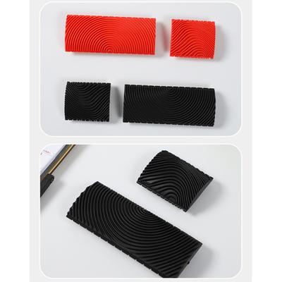 DIY Friendly Rubber Texture Roller Produces Natural Wood Pattern Wall Painting Tool For Home Renovations Projects