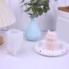 Cute Cat Silicone Mold Sitting Cat Soap Mould Desktop Ornaments Candle Mold  Home Decor