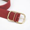 Retro Matte Waist Seal Women'S Simple Suede Leather Belt With Dress High-End Decorative Belt