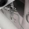 Fashion Punk Style Lava Love Brooch Creative Niche Design Heart-Shaped Suit Pin Collar Accessories Brooches for Women Girls