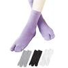 Lino Ulu Set of Tabi Crew for and Fall 3-Pair Socks, Two-Toe Length, Women, Spring, Summer, (Monotone Set)