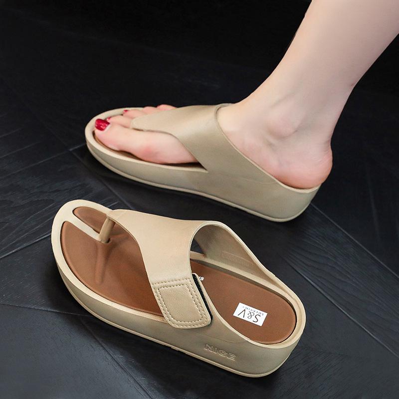 Women's Comfortable Non-Slip Wedge Flip-Flop Sandals