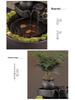 Ceramic Flowing Water Fountain: Wealth-Attracting Desktop Ornament for Living Room & Office Decor