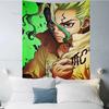 Anime DrStone Tapestry Art Printing Japanese Wall Tapestry Anime Wall Hanging Home Decor