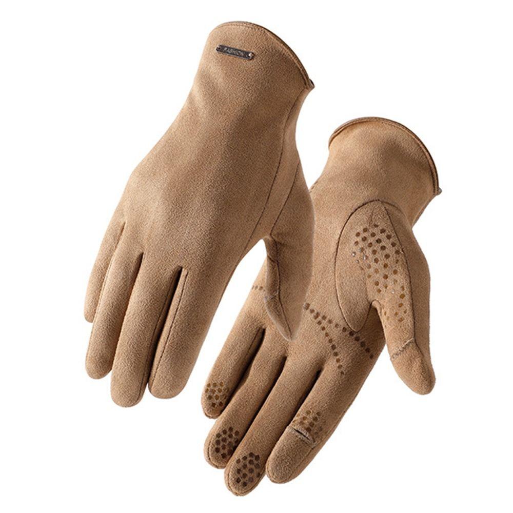 Outdoor-Radsport, wasserdicht, mit Wildleder gepolstert, Vollfinger- Handschuhe, warme Fustlinge, winddichter Winterhandschuh gnstig kaufen   Preis, kostenloser Versand, echte Bewertungen mit Fotos  Joom