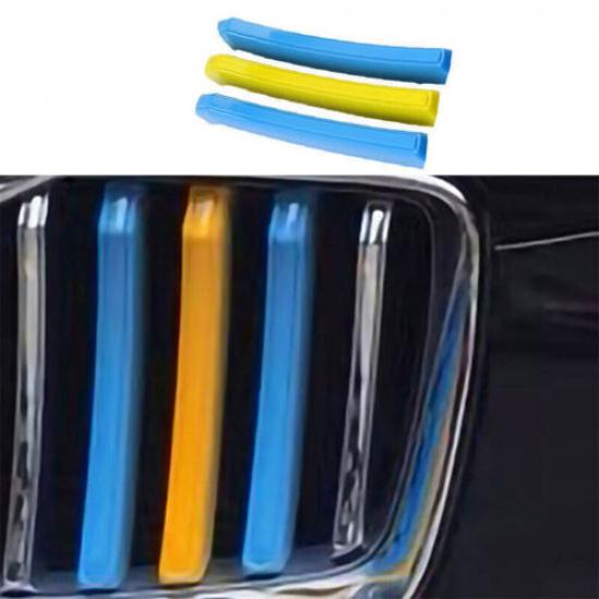 3-Color Front Center Mesh Grille Grill Cover Trim Decor For Volvo XC90 2016-2024