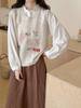 Spring & Autumn Style Cartoon Embroidered Knit Vest - Cute & Versatile Sleeveless Women's Wear