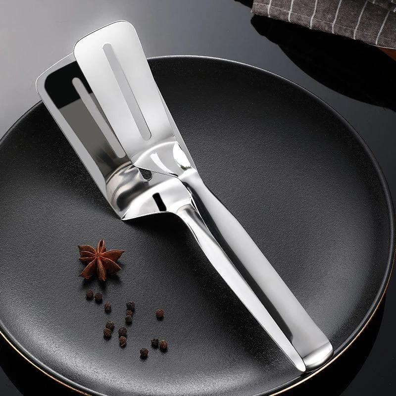 Kitchen Tongs Stainless Steel Cooking Tongs BBQ Grill Food Meat Tongs Salad Steak Tongs Clamp Spatula Barbecue Kitchen Utensils