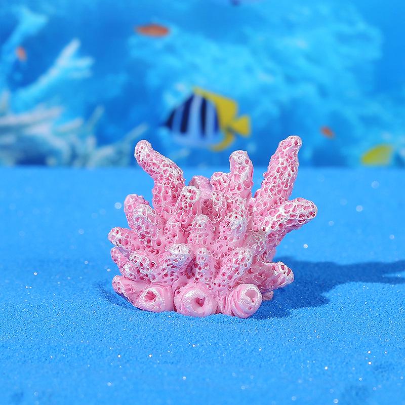 Aquarium Coral Reef Decoration: Resin Ornaments in Diverse Colors for Landscaping Simulation