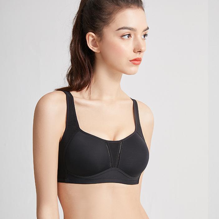 Dünner Push-up-BH Damenkollektion Accessoire-BH Übergröße Stoßfest und Nahtlos Sport-BH
