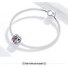 Trädgårdsfe S925 Sterling Silver Nyckelpiga Pärlor DIY Armband SCC1641