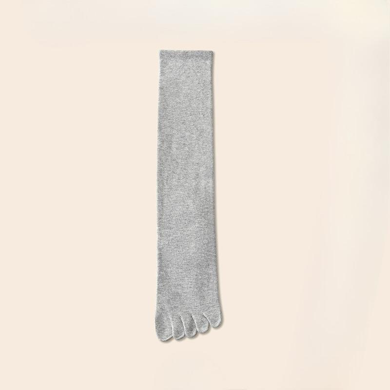 Chaussettes d'automne déodorantes anti-transpirantes à cinq doigts pour mollet en coton pour femme