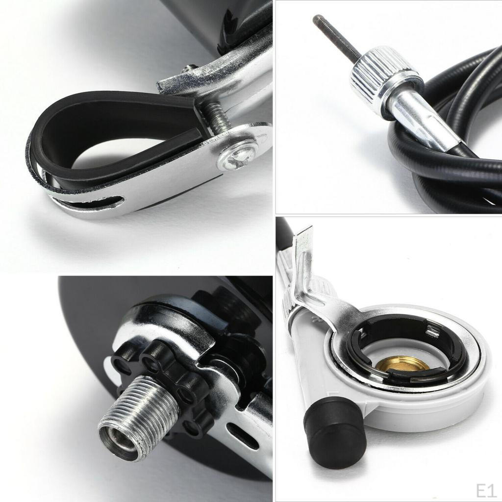 Analogový mechanický tachometr na kolo ve vintage stylu s hardwarem pro 26/28/29/27,5” kolo