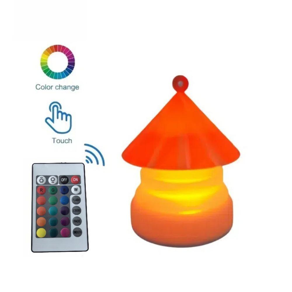 

Remote Control Touch Lamp Foldable Sleeping Nightlight Creative Camping Atmosphere Light Desktop Style 3