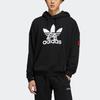 Adidas Originals Vday Trefoil Logo Hooded Sweatshirt Men Black HA3654