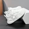 Little Yellow Duck Kids' White Leather Waterproof Sneakers - Unisex, Trendy, and Ideal for School and Performance.