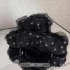 1pc Korean Version of Temperament, Mesh, Wave Point, Grab Clip, Women's High-end Feeling, Braided Hair, Shark Clip, Grab