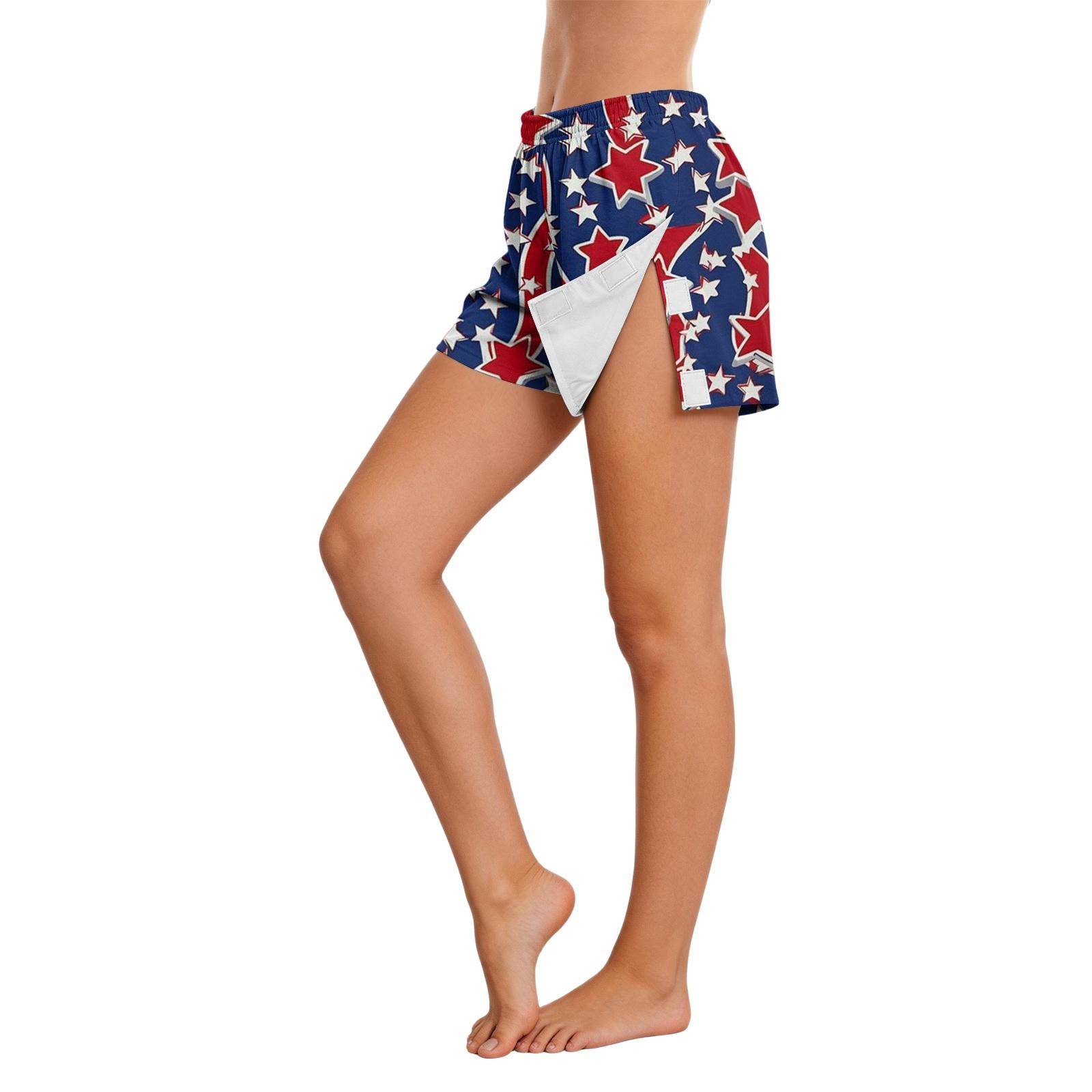 

Women Recovery Shorts Post Surgery Adjustable Side Hook and Loop Closure Lightweight Breathable Comfortable Fit for Rehabilitation Care XL