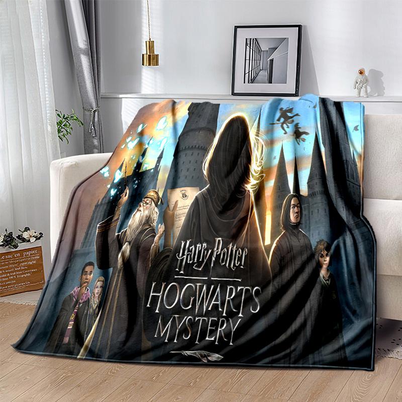 Harry Potter Hogwarts Mystery: Unfold the Magic!Print Blanket, Soft Blanket For Sofa Office Bed And Travelling Daughter Birthday Gift Esj144