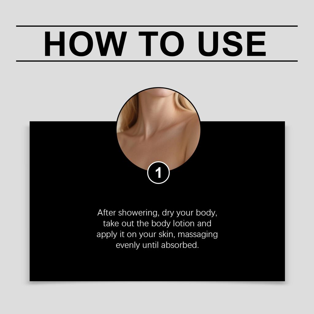 Moisturizing Body Lotion, Deep Moisturizing Texture, Light And Quick Absorption, Suitable For All Skin Types,100ml