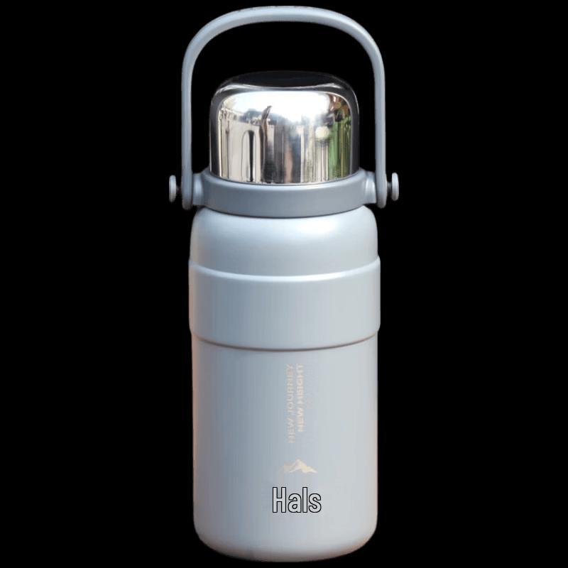HAERS 1200ml 316 Stainless Steel Insulated Pot