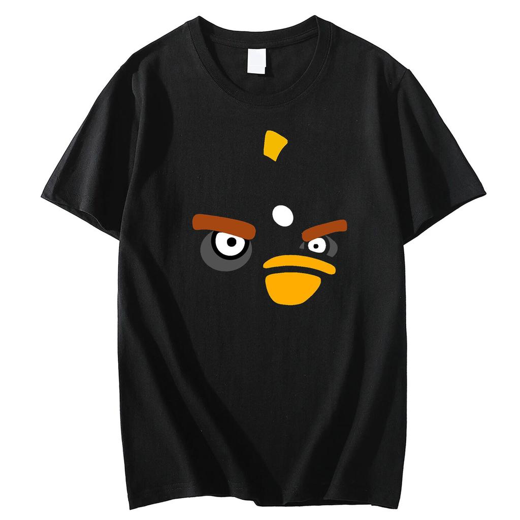 Lustiger Ausdruck Print Sommer Baumwolle Kurzarm Herren- und Damen-T-Shirt Rundhals weich elastisch atmungsaktiv Herren-T-Shirt