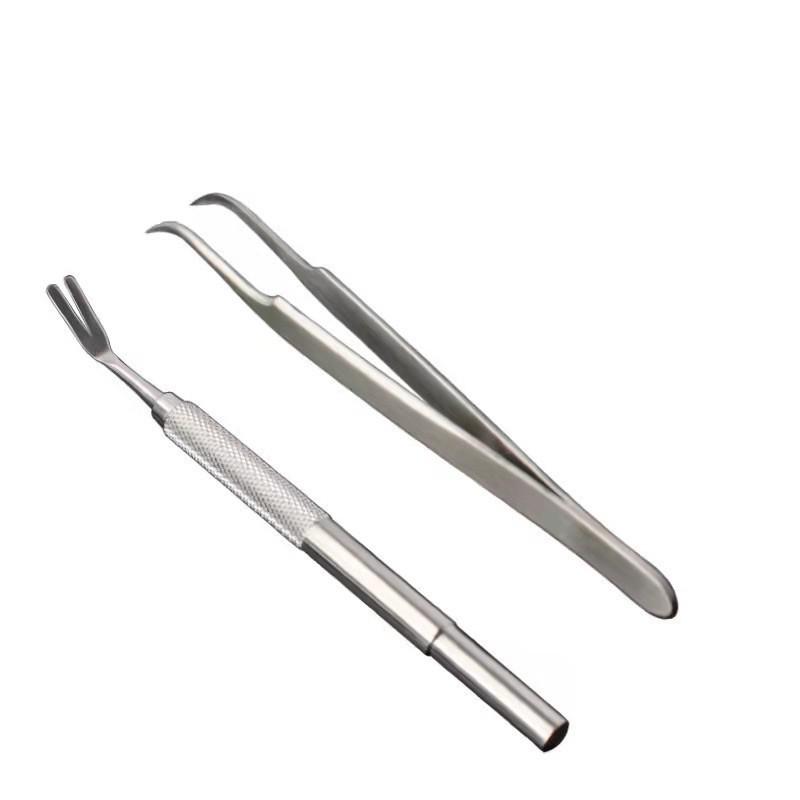 Stainless Steel Tick and Flea Tweezer Tool for Pets