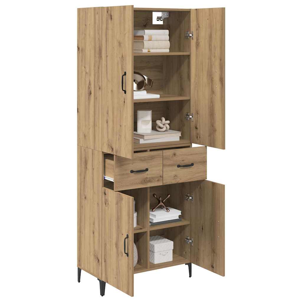 Highboard Artisan Oak 69.5 x 34 x 180 cm Engineered Wood