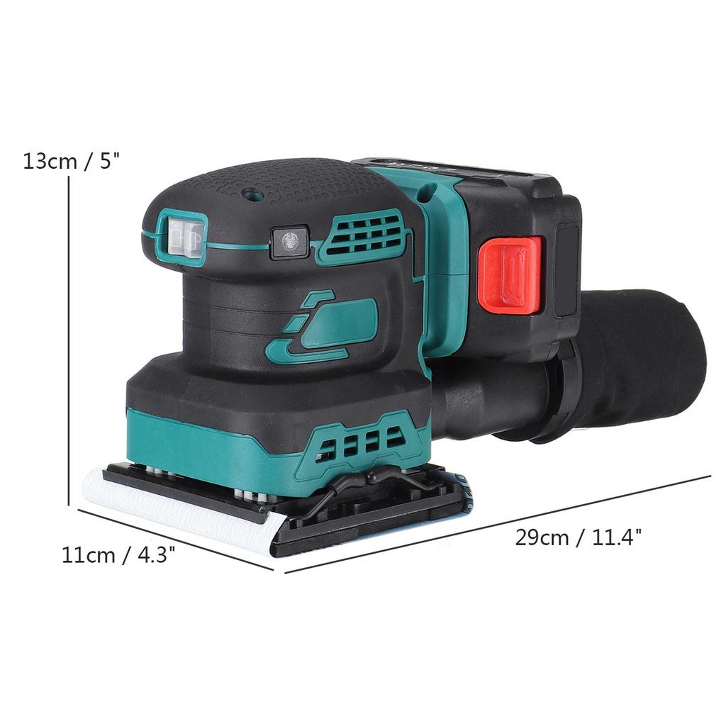 8000/10000/12000RPM Brushless Random Orbital Electric Sheet Sander Dust Exhaust Power Tools Wood Grinder Polishing Machine