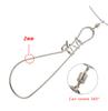 5m Snaps Fishing Lock Buckle for Giant Big Live Fish Tackle Accessories Stainless Steel Chain Stringer Float Sea Bass Lure Live Fish Lock belt